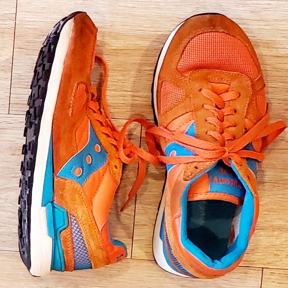Saucony Jazz Low Pro Orange Light Blue Sneakers Women’s 9